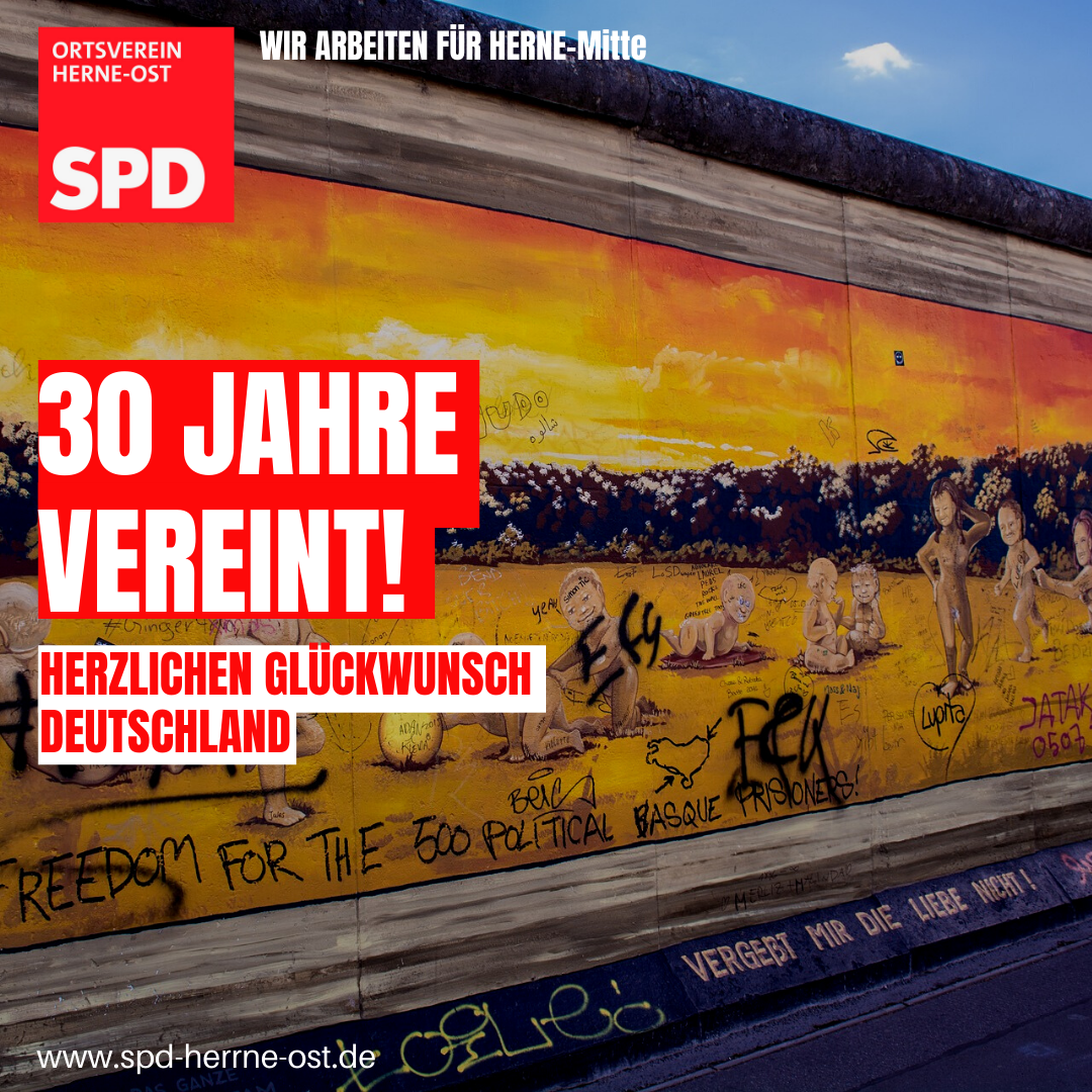 30 Jahre. Herzlichen Glückwunsch