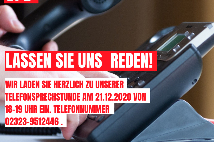 Telefonsprechstunde