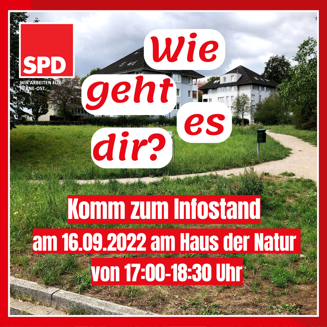 Infostand der Ortsverein Herne-Ost